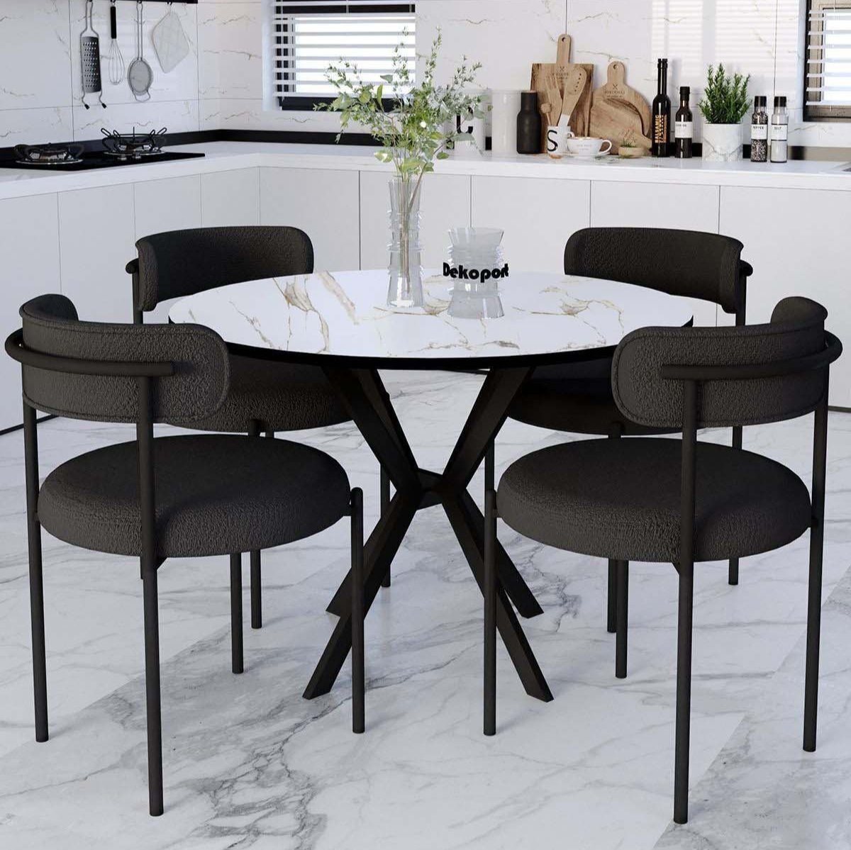 Table à manger + 4 Chaises