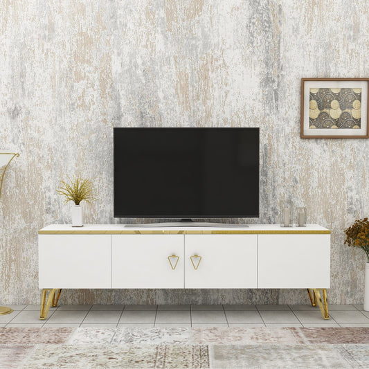 Meuble TV avec armoires Sierra Oak
