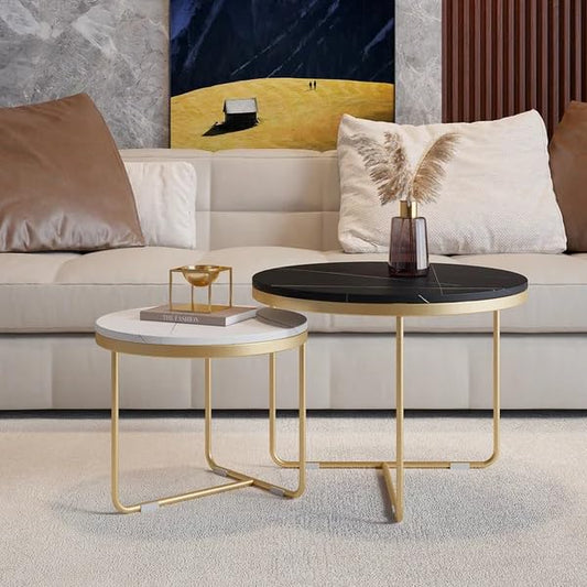 Duo Eclipse – Tables basses gigognes design