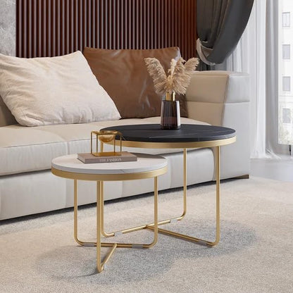 Duo Eclipse – Tables basses gigognes design