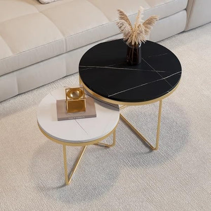 Duo Eclipse – Tables basses gigognes design